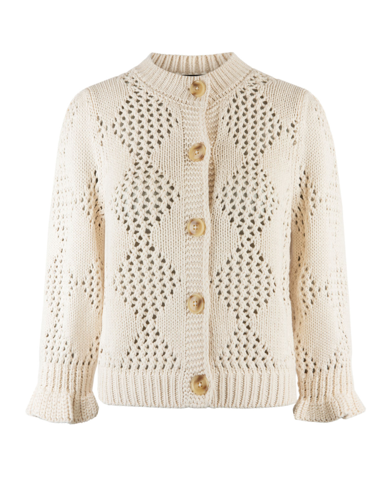 Crew Cardigan Ivory