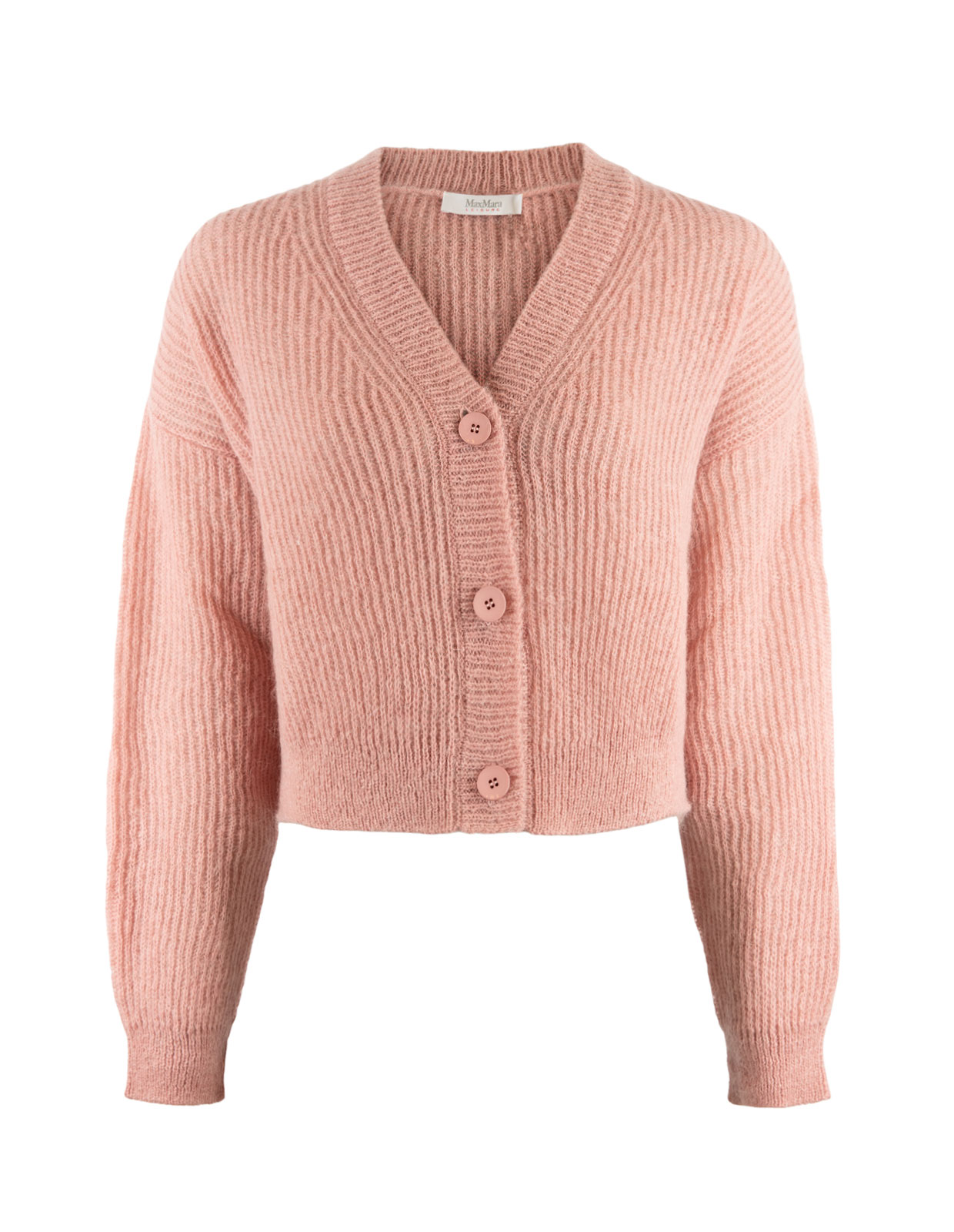 Rugiada Cardigan Mohair Rosa