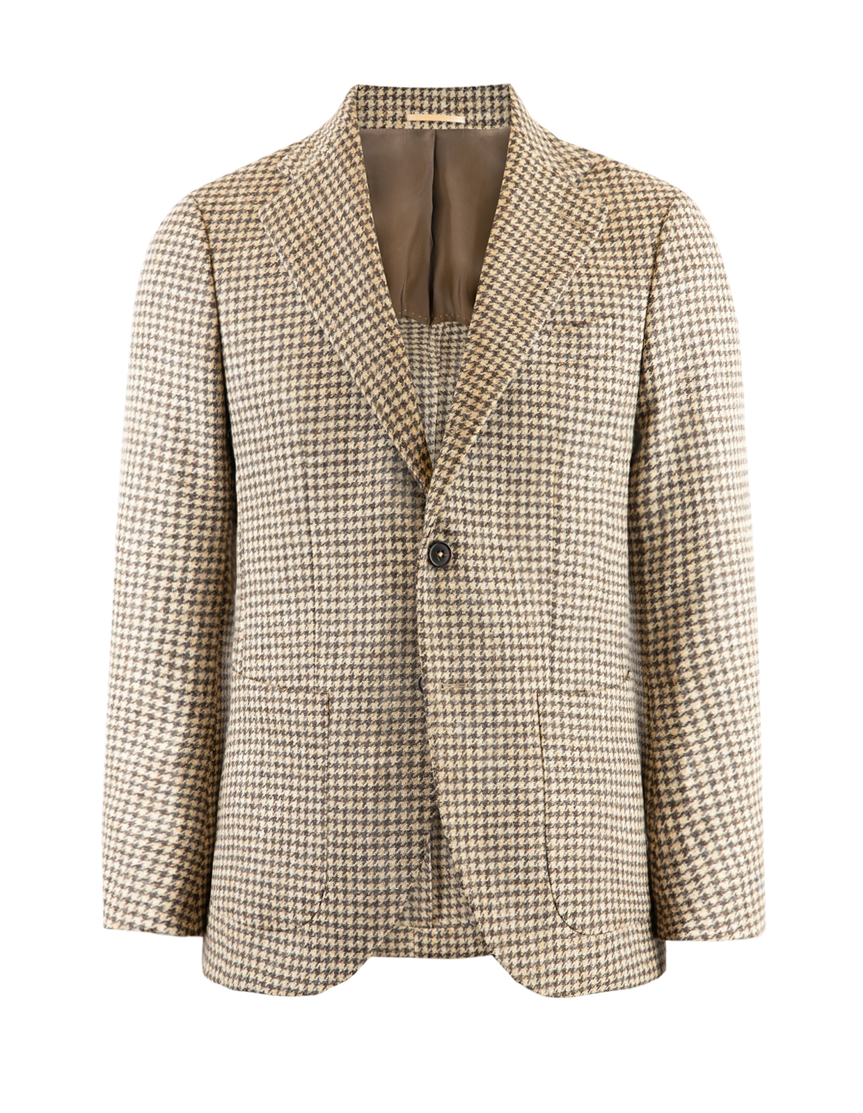 Firenze Blazer Tweed Hundtand Beige/Brun