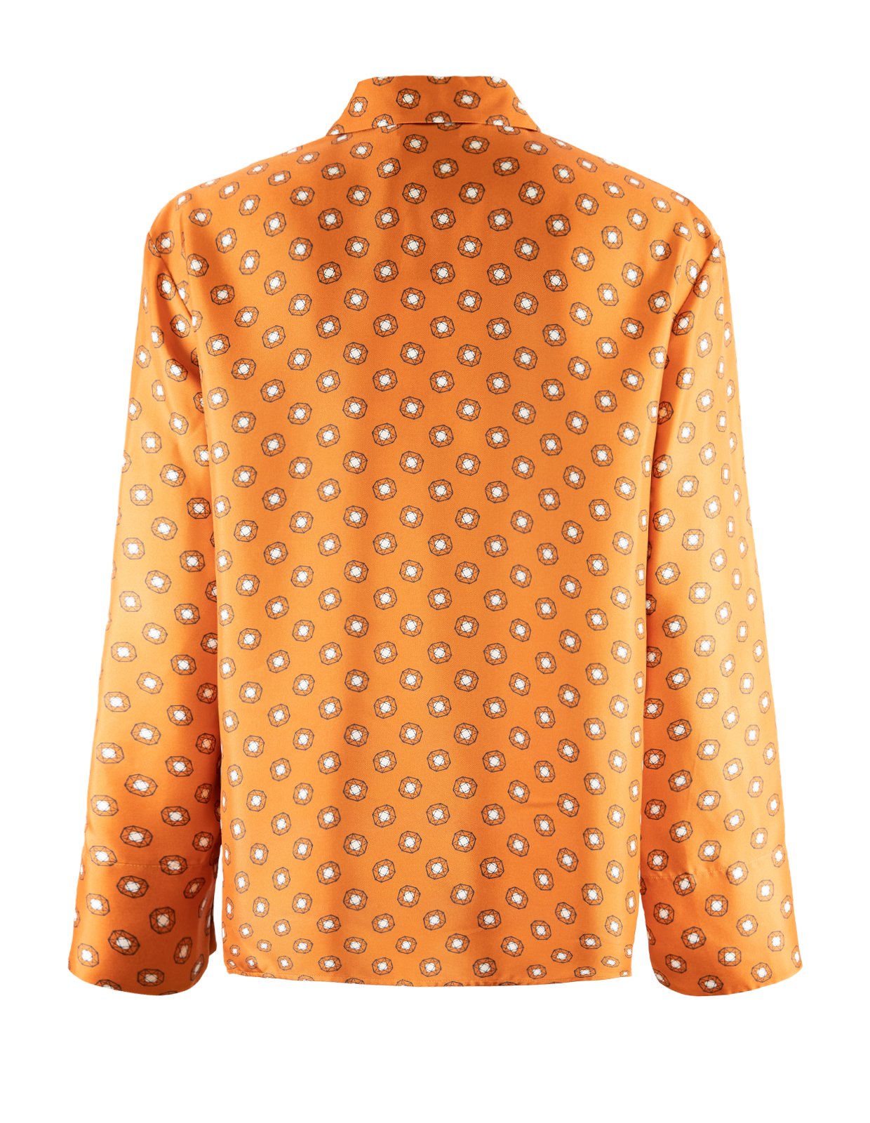 Urna Blus Siden Orange